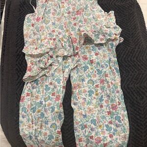 Ralph Lauren Floral Kids Jumpsuit - Multicolor